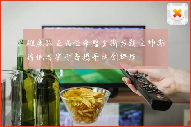 雄鹿队正式任命詹金斯为新主帅期待他与字母哥携手共创辉煌